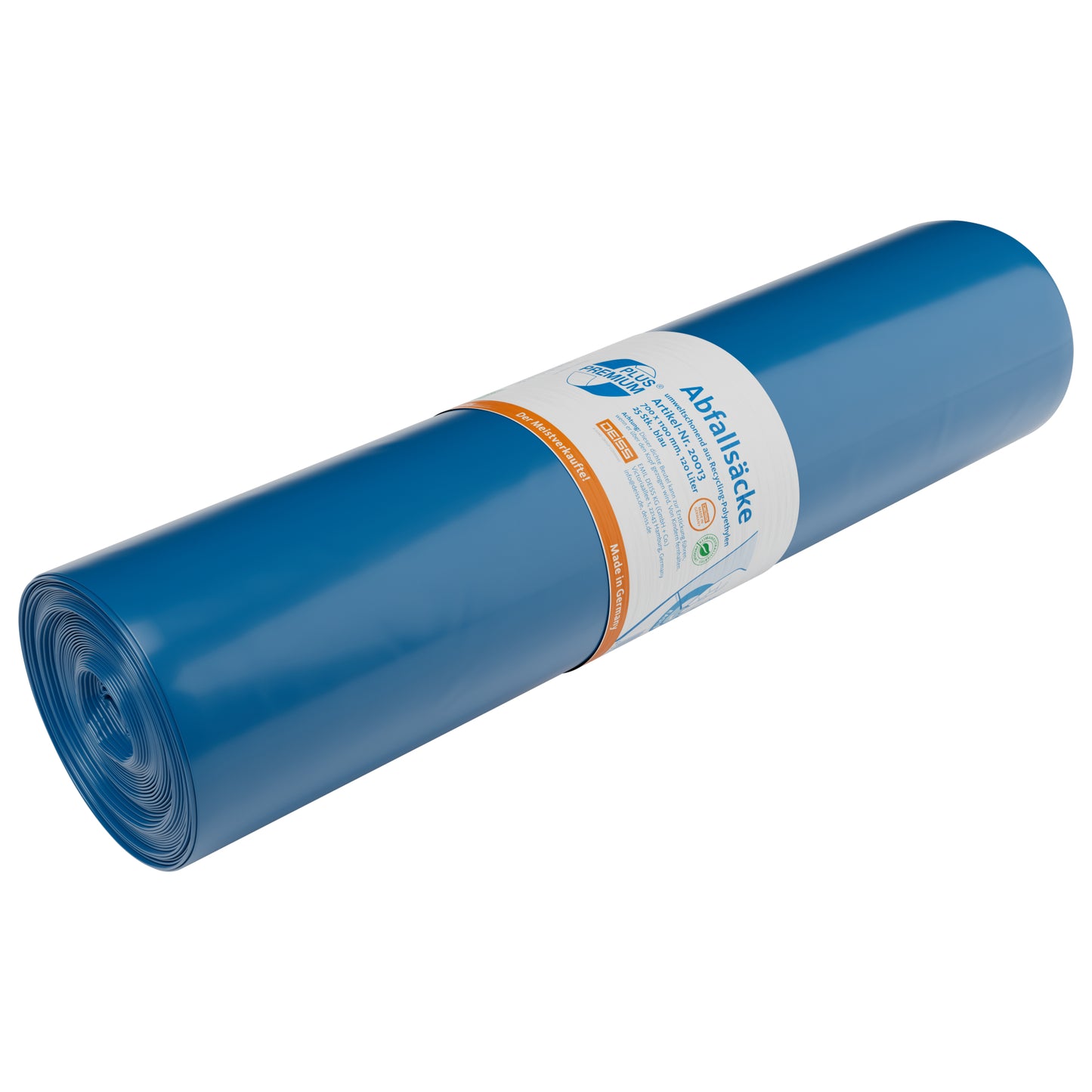 Müllsäcke - DEISS Premium Plus 120l - 34µm - 25St.
